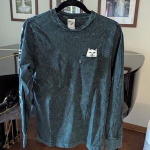 Ripndip Lord Nermal Green Long Sleeve Shirt
